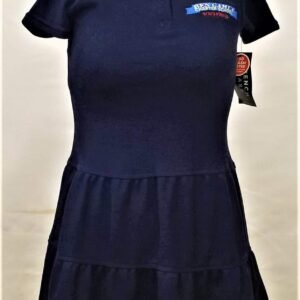 French Toast  Ruffle Pique Polo Dress